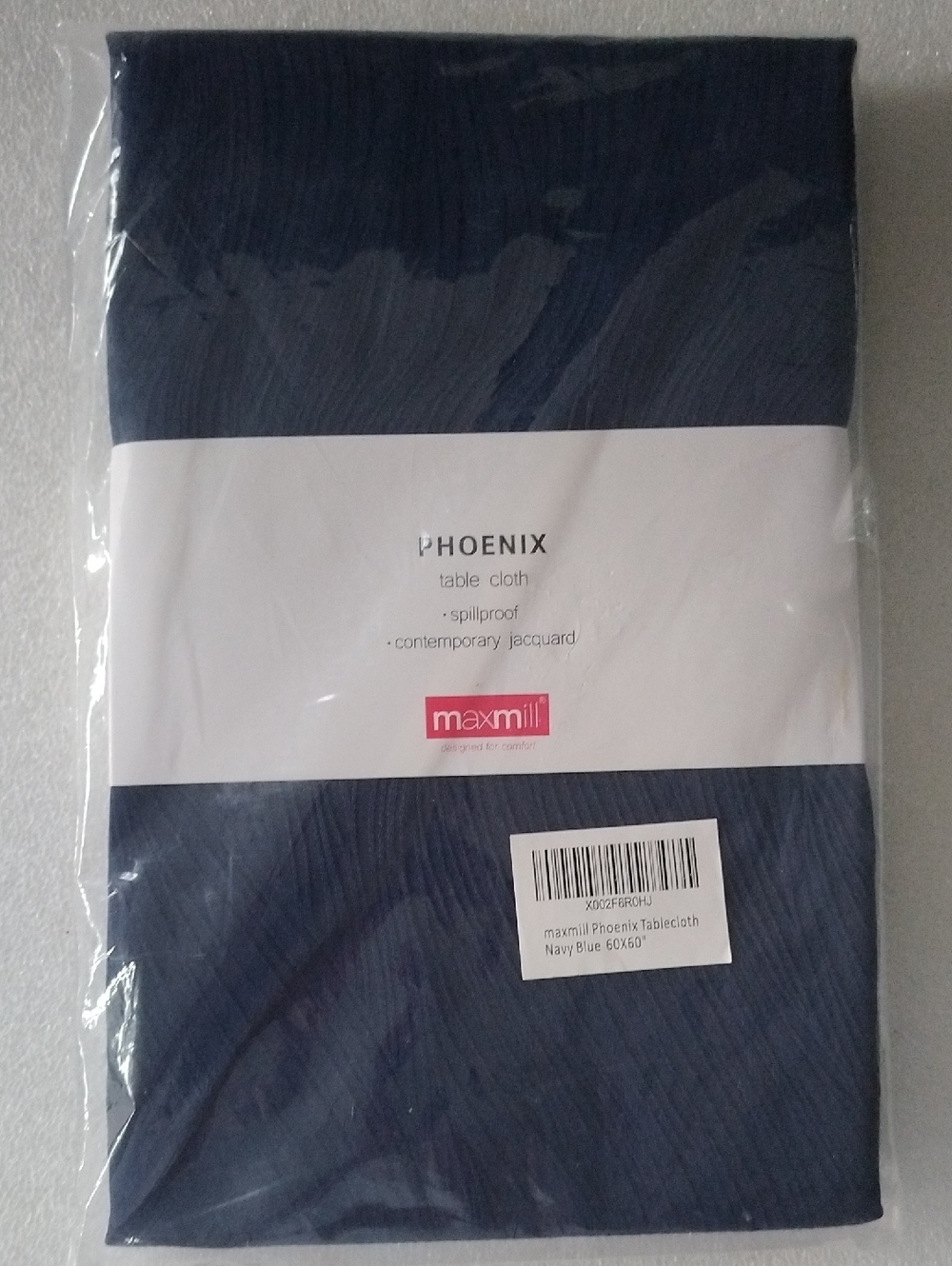 Maxmill Phoenix Navy Blue Tablecloth